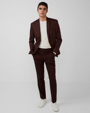 NEW EXPRESS 98 REDWOOD CLASSIC COTTON SATEEN SUIT PANT SZ 32/32