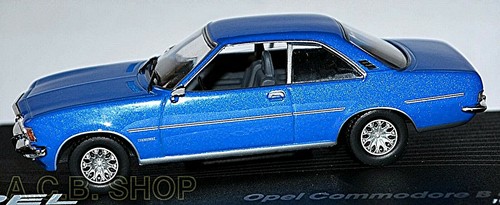 Opel Commodore B GS/E Coupe 1972-77 Blau Blue 1:43 Ixo - Picture 5 of 5