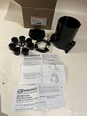 WIRE MOLD WIREMOLD 881 NON METALLIC ROUND BASE RATCHET PRO PVC FLOOR BOX
