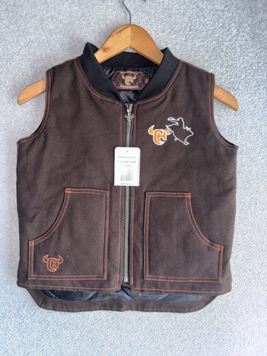 Boys Cowboy Hardware Rodeo 8 Victory Vest Size M 7/8 NEW NWT