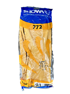 Showa Langarm Handschuhe 772 Nitril 9/L ideal für Arbeitsschutz