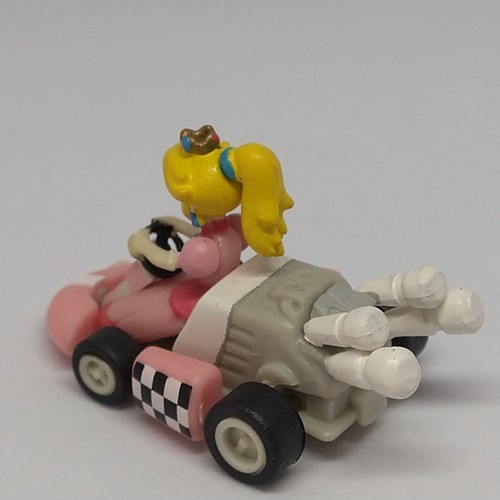 Peach Mario Kart Wii Pull Back Car Suntory Coffee Boss 2008 Nintendo Japanese - Picture 7 of 12