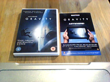 GRAVITY UK REG 2 DVD 2014 Sandra Bullock George Clooney Alfonso Cuaron