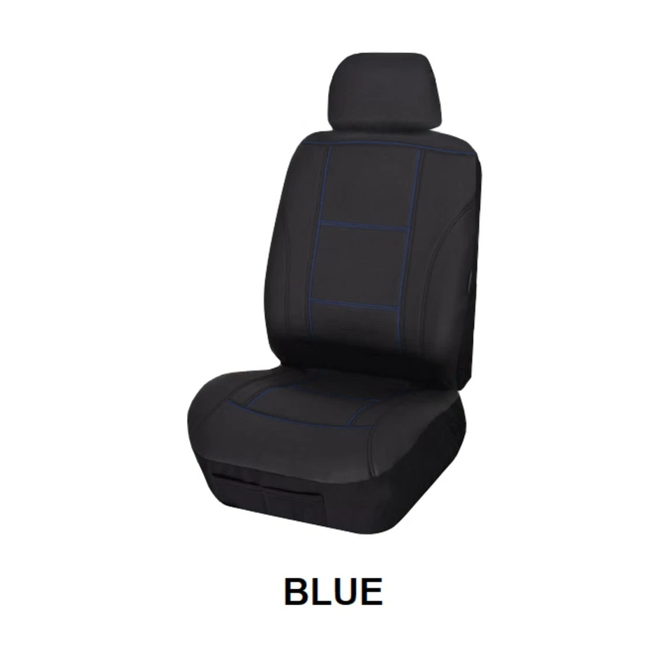 SINGLE STITCHED LEATHER LOOK SEAT COVER FOR CHEVROLET BEL AIR - Image 4 of 4