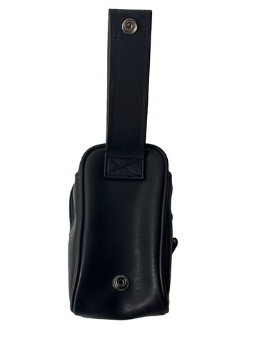 Case Logic Black Synthetic Leather 2 Zipper Camera Case w/ Strap 6.25x3.5x3” New - Picture 4 of 11