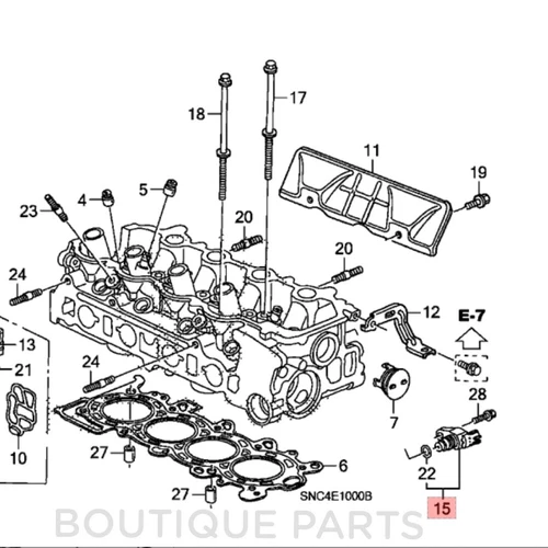 OEM Genuine for Honda Camshaft Position Sensor 37510-PNB-003 — CMP Accord Civic - Picture 4 of 8
