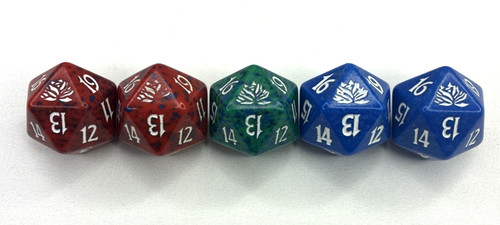 Magic The Gathering MTG Beatdown Box Set Black Lotus Spindown D20 Lot of 5 Dice