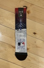 Stance MLB NYC Socks Size Large 9-13 Winter Tree Snowflake Casual