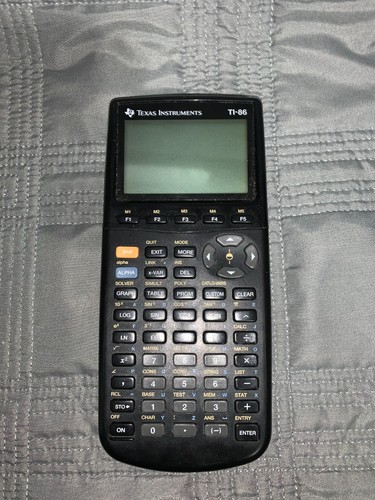 Texas Instruments Ti-86 graphischer Taschenrechner mit Deckel getestet funktioniert 