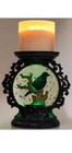 NIB! Bath & Body Works Halloween 2022 Musical Raven Swirl Globe 3 wick Holder