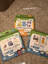 LeapFrog LeapStart Lot 3 Interactive Learning Activity Books PREK  PRESCH