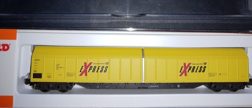 Arnold 4737 Großraum-Schiebewandwagen "Deutsche Post" der DB  in OVP; N | Zustand: Neu