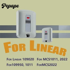2PCS Garage Door Remotes For Linear 10 DIP 300MHz Multi-code 306010, 30891