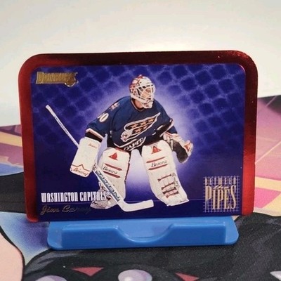 1995 Donruss Between The Pipes Jim Carey #6 Washington Capitals