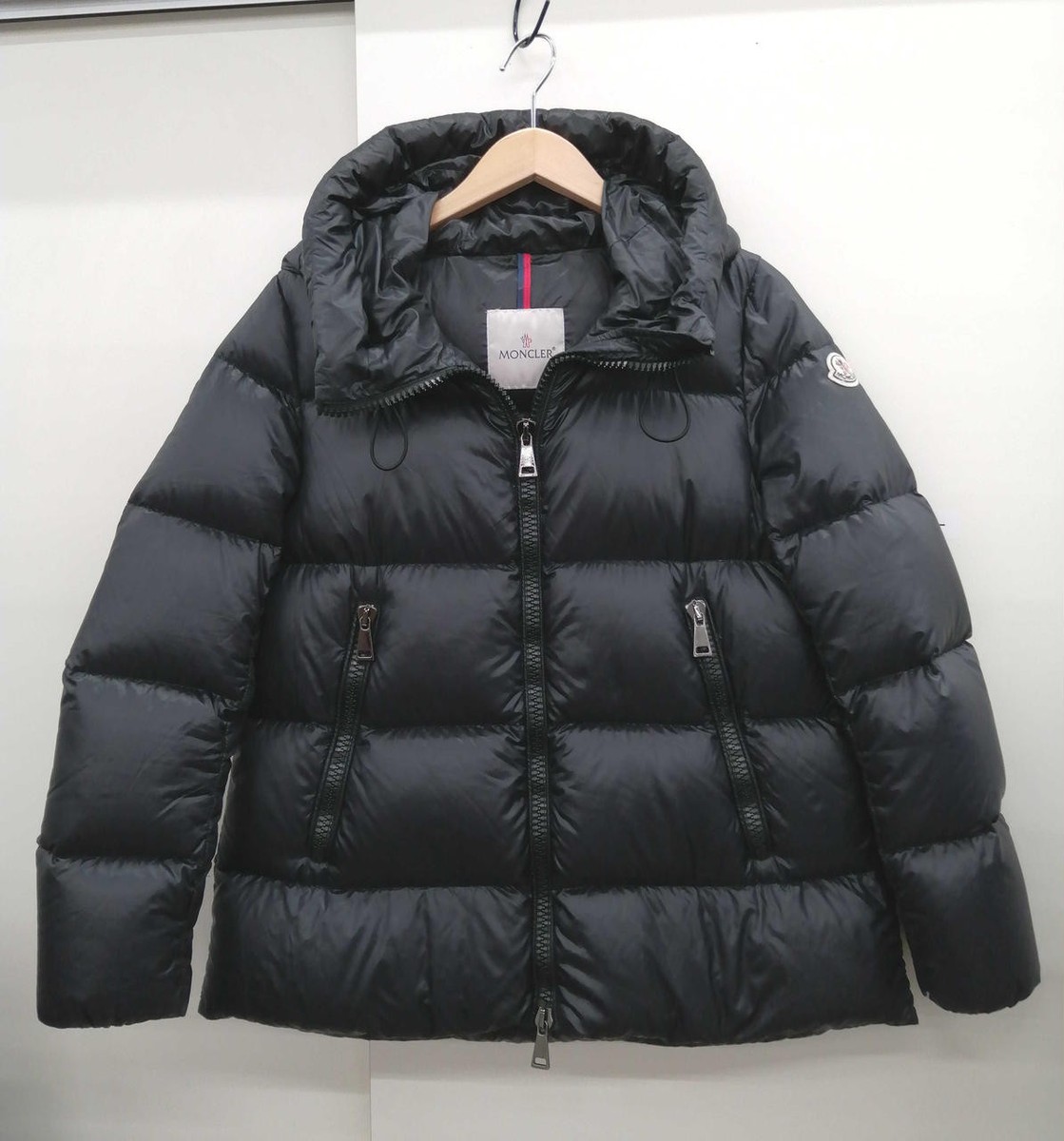 MONCLER ブラック ダウンジャケット サイズ0 極美品 MONCLER モンクレール ダウンジャケット 00サイズ