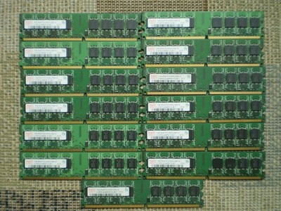 13 GB (13x1GB) Hynix HYMP512U64BP8-Y5 AB-T 2Rx8 DDR2 667Mhz PC2-5300-555-12 RAM