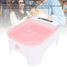 Pet Feeder Dust Proof Automatic Cat Feeder For Kitty Dog