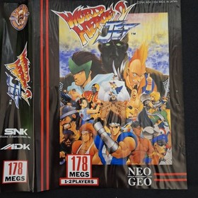 World Heroes Jet - NEO GEO AES - Dog Tag - US Version - SNK