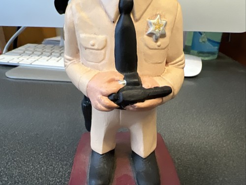 Barney Fife Bobblehead Mayberry Deputy D. Browning Hickory Crawdads - Foto 4 di 18