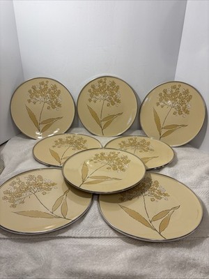 VTG Set Of 8 Hana Collection~Target Stores Formation Inc. 9'' Round Metal Plate