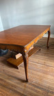 Antique Dining Room Set, Table And 6 Chairs