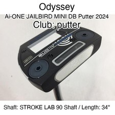 Odyssey Ai-ONE JAILBIRD MINI DB Putter 2024 putter Putter 34" STROKE LAB 90 Shaf