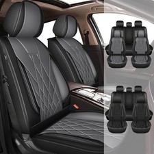 Car Seat Covers Breathable Suv 25 Faux Leather Pad For Ford Focus 2009-2018