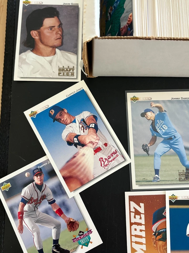 Juego completo de 330 cartas de béisbol de ligas menores Upper Deck 1992 - Derek Jeter XRC Foto 3 de 4