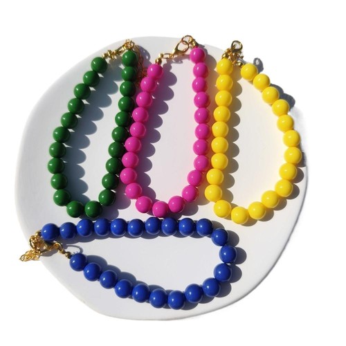 Dog Necklace Extension Chain - Faux Pearl Pet Collar Fashion Accessory - Picture 23 of 42