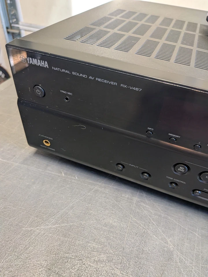 Yamaha RX-V467 HDMI 5.1 Dolby A/V Digital Receiver - Tested & Works - Image 3 of 4
