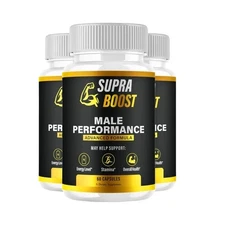 3-Pack Supra Boost Capsules – SupraBoost for Men Vitamin Complex - 180 Capsules