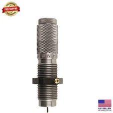 Gray Universal Decapping Die - One-Piece Hardened Steel, Compact Storage Case