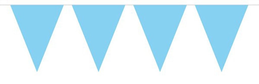 Party Dekoration Wimpelkette 3 Meter Baby Blau 2890₽