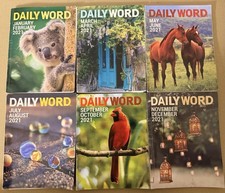 Daily Word - January thru December 2021! Great Condition! Lot of 6 Issues!