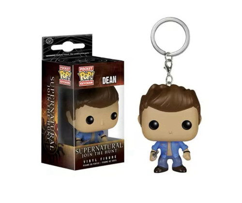 Dean Winchester Supernatural Pocket Pop Keyring Collectable Vinyl Figure Cult Tv - Picture 1 of 3