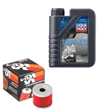 Kit filtro olio K&N Liqui Moly 10W-40 1L per Mash Seventy Five 125 anno 2015