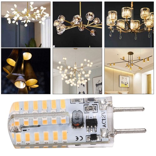 (Warm White 2700-3100K)48LED Silicone Bulb 3W 300LM GY6.35 BiPin Bulb AC12V - Picture 13 of 22