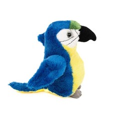 Papagei blau 15 cm Kuscheltier
