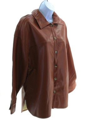 Unbranded Women's Coats Waist Length Long Sleeve Color Brown Size Small