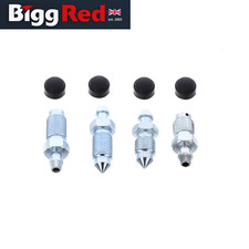 For Land Rover Defender 95-16 Front & Rear 4x Brake Caliper Bleed Nipples Screws