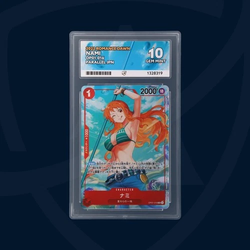 Nami Alt Art OP01-016 R Rare ROMANCE DAWN ONE PIECE Ace 10 Japanese NM Bandai