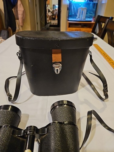 Binocolo vintage in cartone Lux vista aquila 10x50 / Giappone - Foto 4 di 7