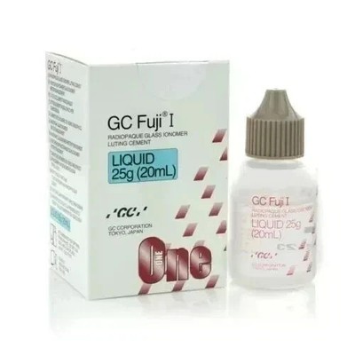 Dental GC FUJI 1 Luting & lining Cement Large Pack Liquid -25 gm