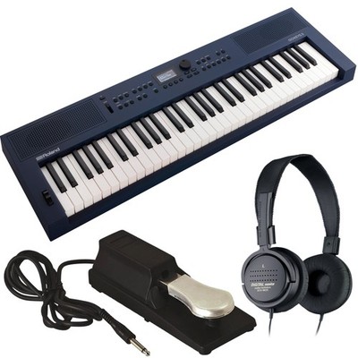 Roland GoKeys 3 Music Creation Keyboard - Midnight Blue BONUS PAK
