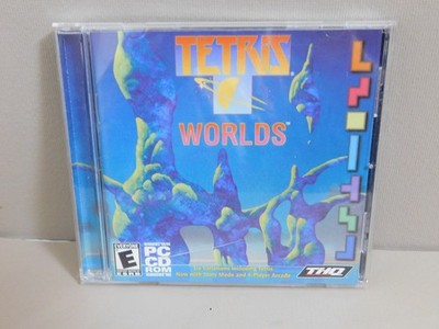 Tetris Worlds Puzzle Game PC CD-ROM 2002 Windows Complete Book Disc VGC Clean
