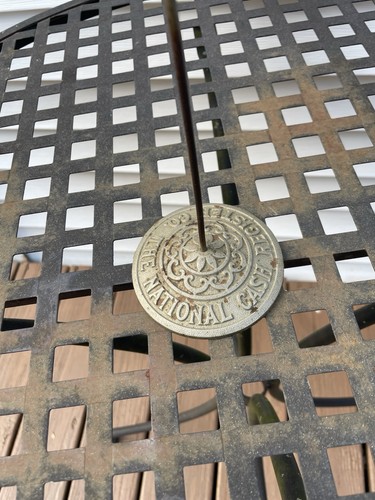 Vintage National Registrierkasse Firma Gusseisen Quittung Rechnung Papier Halter - Bild 7 von 7