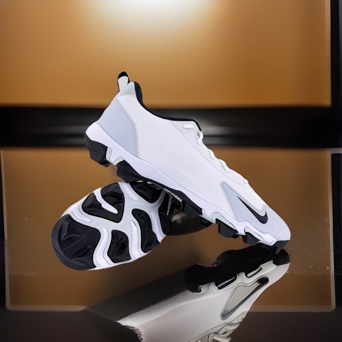 Nike Force Trout 9 Keystone White Black Baseball Cleats FB9728-100 Mens Size 16 - Picture 5 of 7