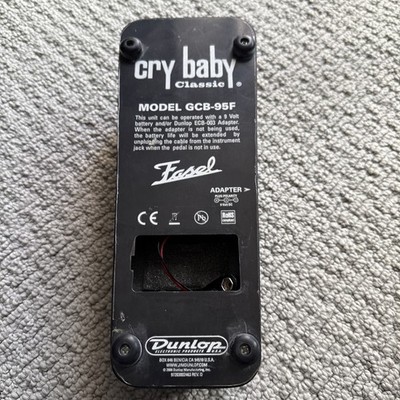 Dunlop Cry Baby Classic Fasel Wah Pedal GCB-95F, Working