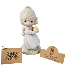 Vintage 1990 Precious Moments  May Your Birthday Be A Blessing  Figurine 524301