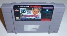 TROY AIKMAN NFL FOOTBALL - Super Nintendo SNES Game (Authentic), Tested/Working